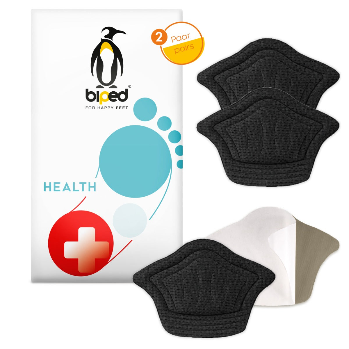 biped HEALTH 2 Paar Fersenpolster - zum Zuschneiden z2802