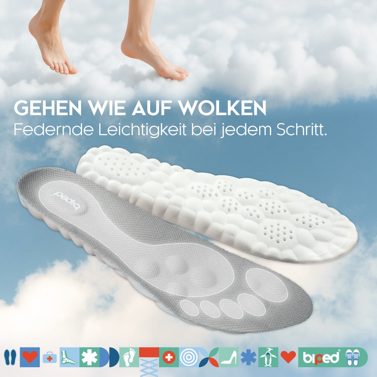 biped Cloud extra weiche Einlegesohlen z2938
