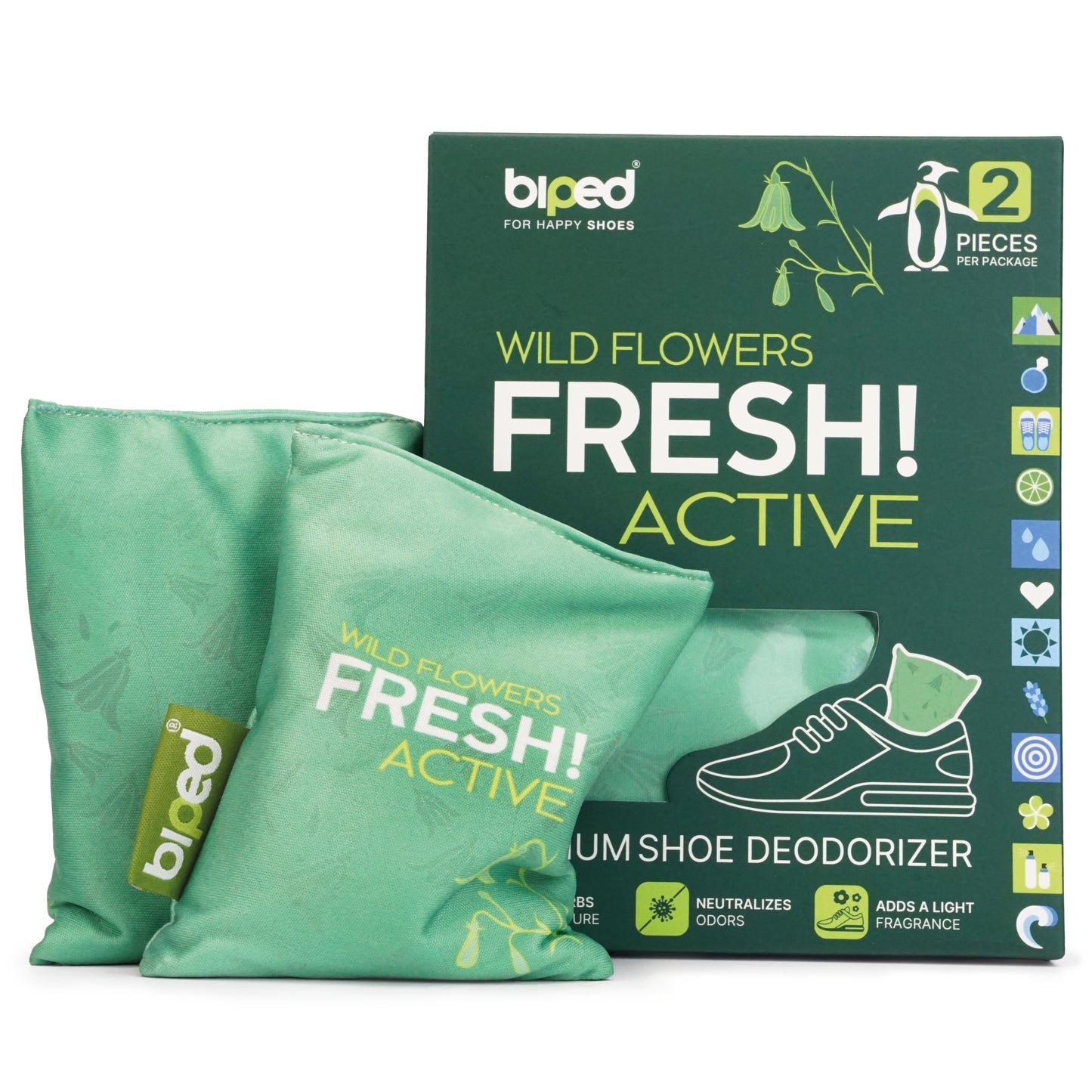 biped FRESH! ACTIVE - Schuhtrockner Duft Kissen oder PURE ohne Duftöl z2926