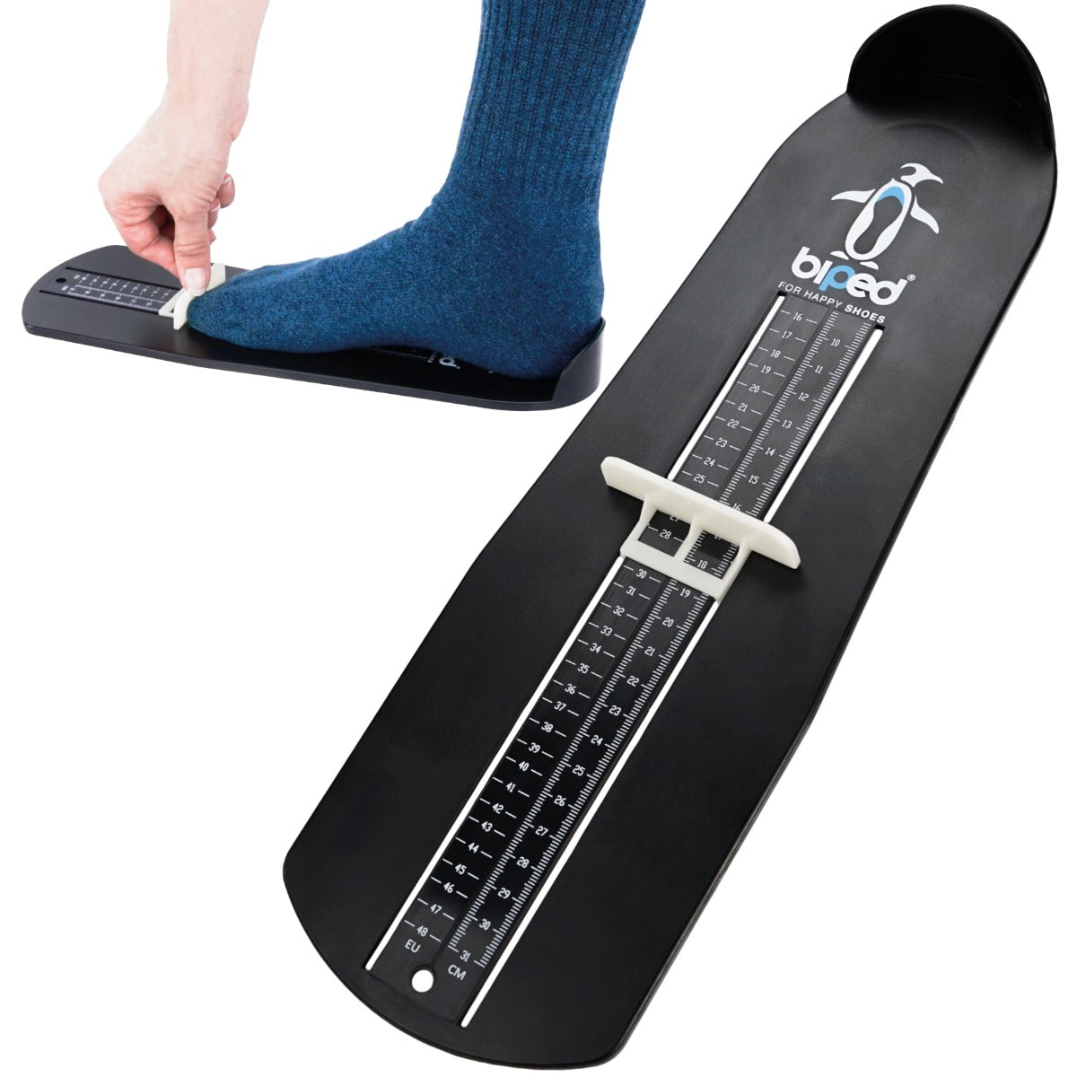 biped Fußmessgerät zum Ermitteln von EU-Schuhgrößen inkl. cm Skala z2933