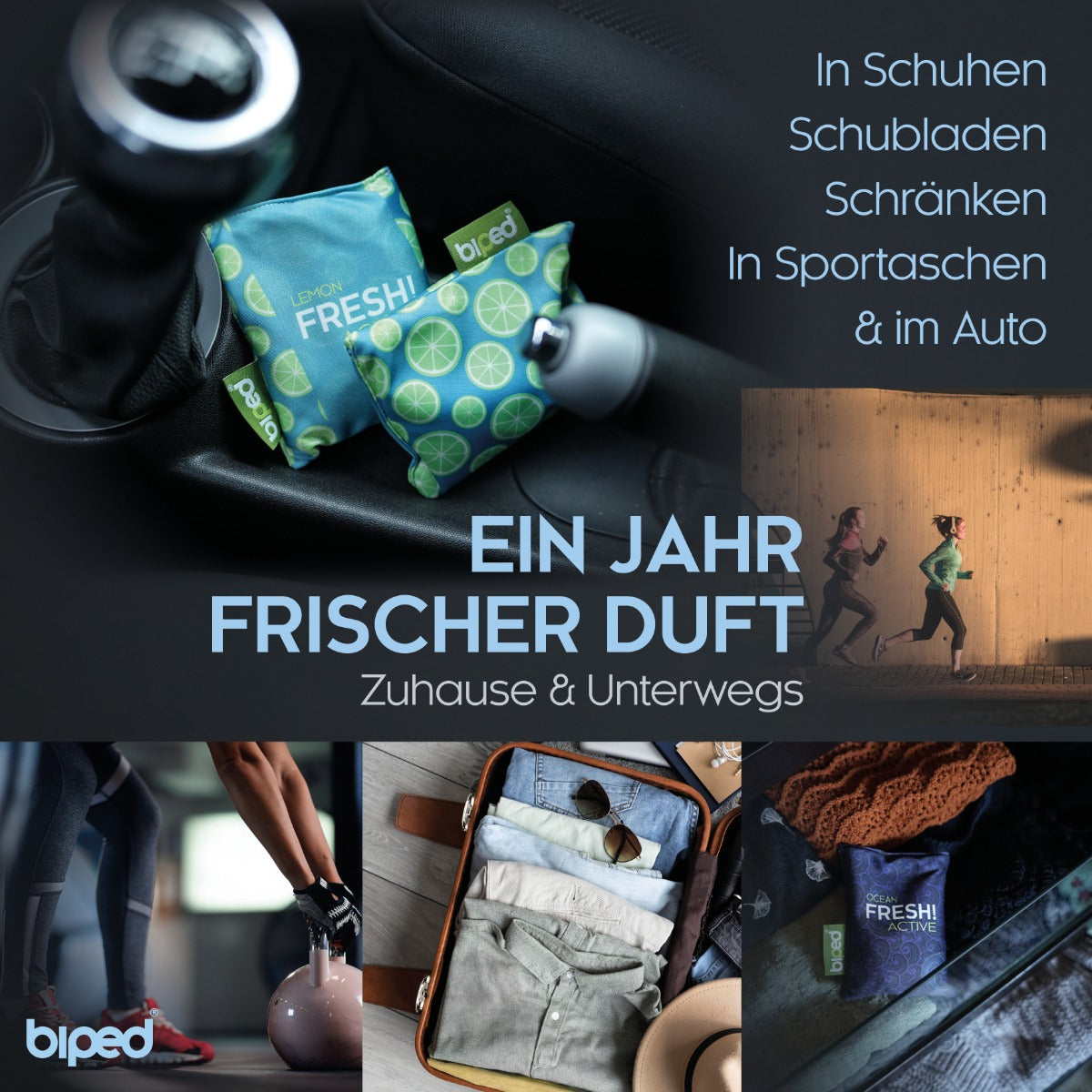 biped FRESH! ACTIVE - Schuhtrockner Duft Kissen oder PURE ohne Duftöl z2926