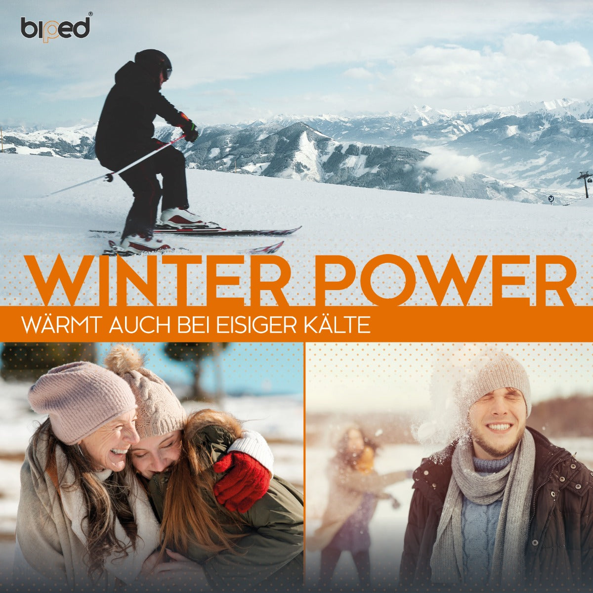 biped Heizsohlen – 4 Paar Wärmesohlen für Schuhe - Natürliche Fußwärmer z2940