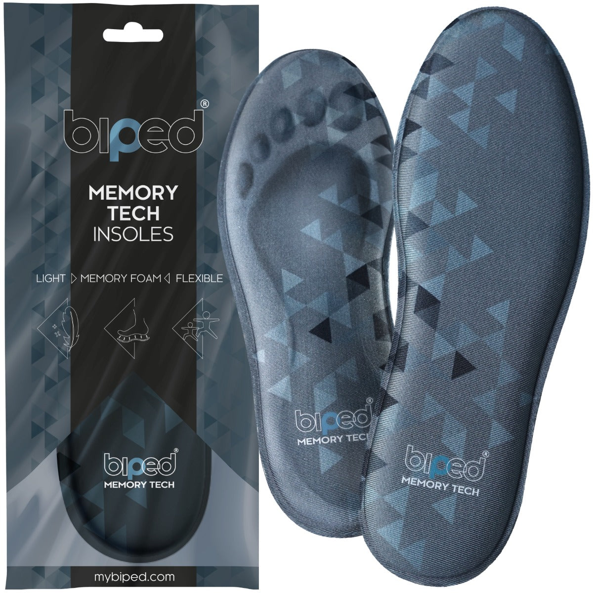 biped MEMORY TECH - Premium Memory Foam Einlegesohlen z2934