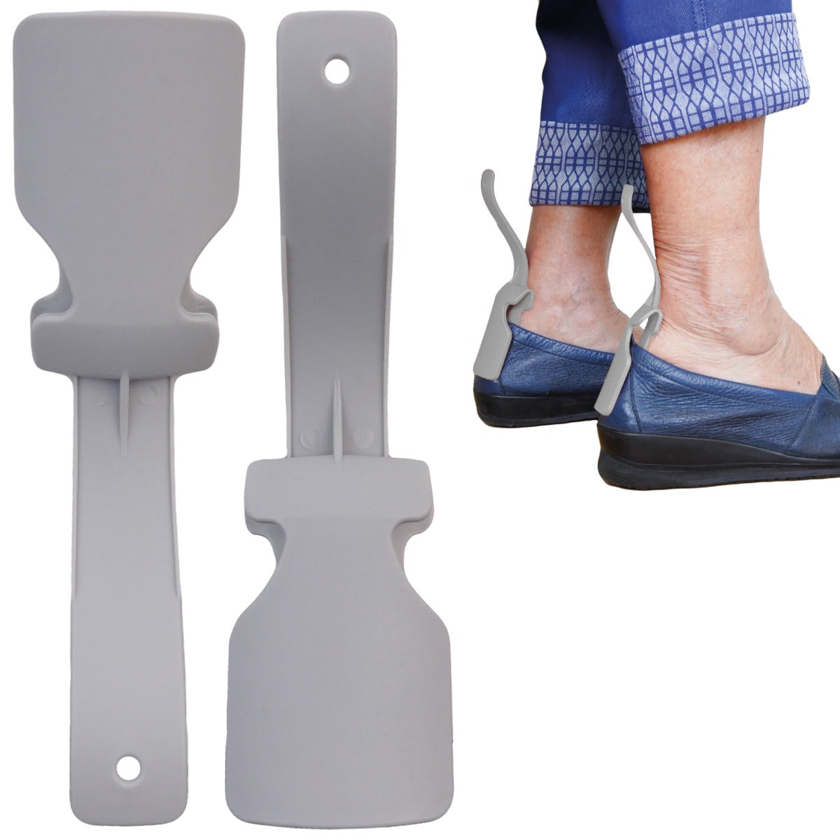 biped 2 Paar Schuhlöffel klein – Clip Schuhanzieher z2928