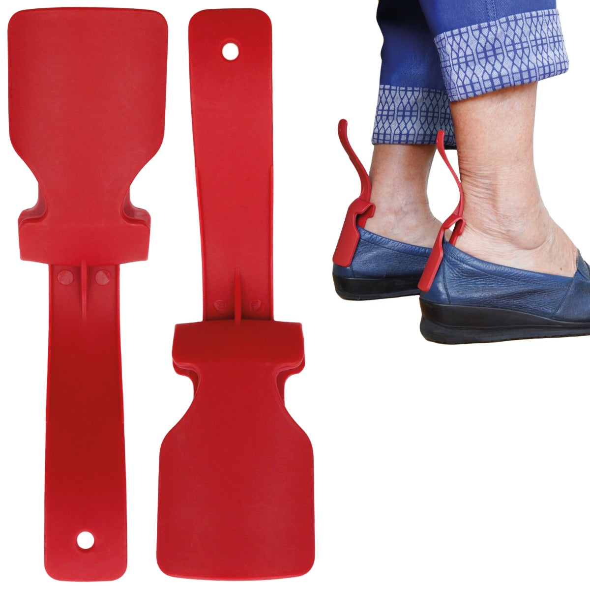 biped 2 Paar Schuhlöffel klein – Clip Schuhanzieher z2928