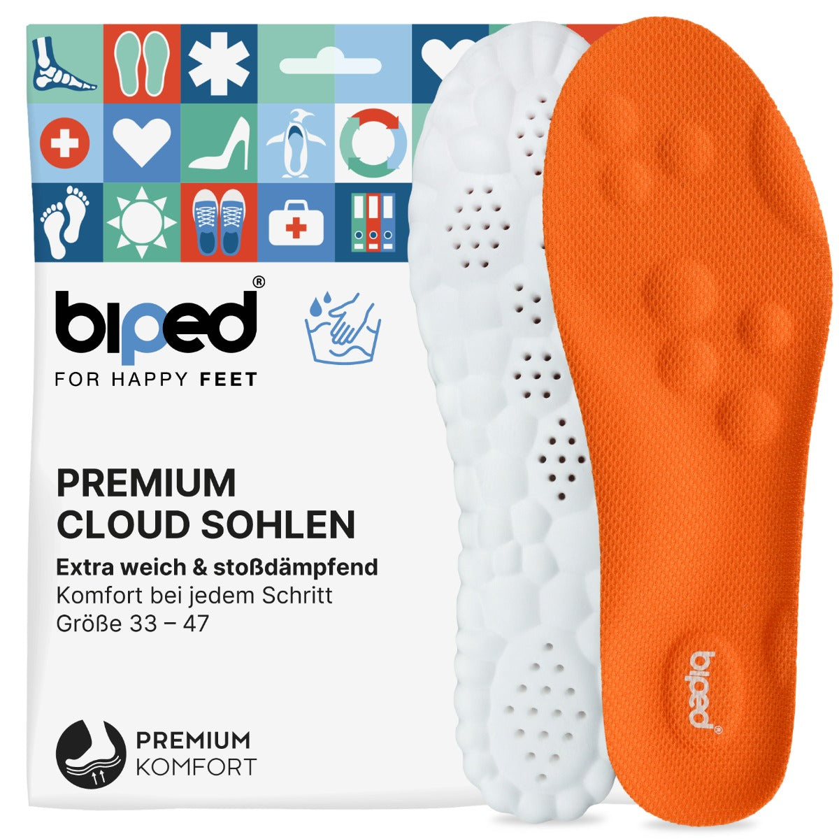 biped Cloud extra weiche Einlegesohlen z2938