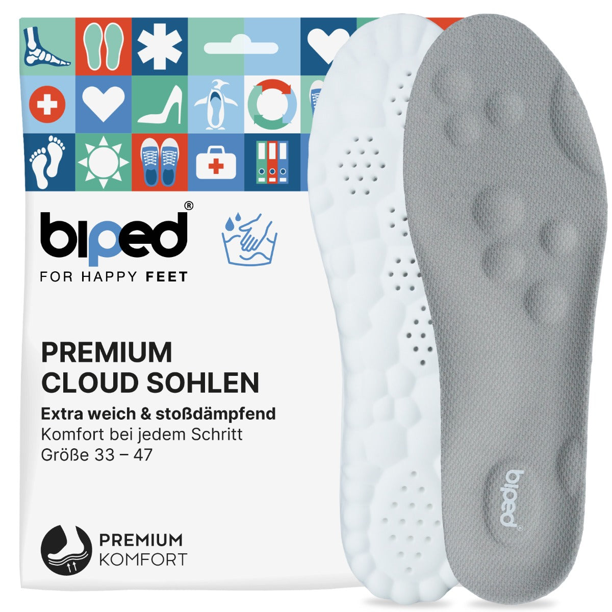 biped Cloud extra weiche Einlegesohlen z2938