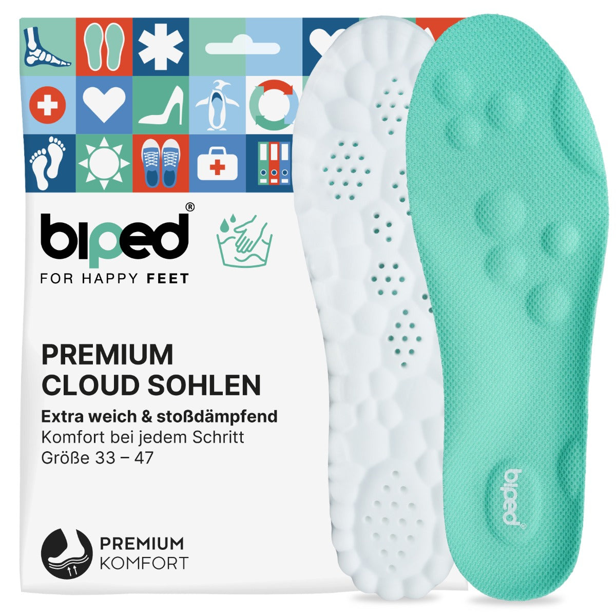 biped Cloud extra weiche Einlegesohlen z2938