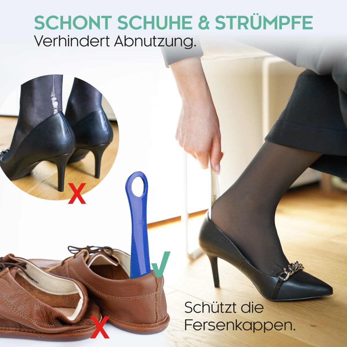biped Schuhanzieher aus Kunststoff 18 cm z1560