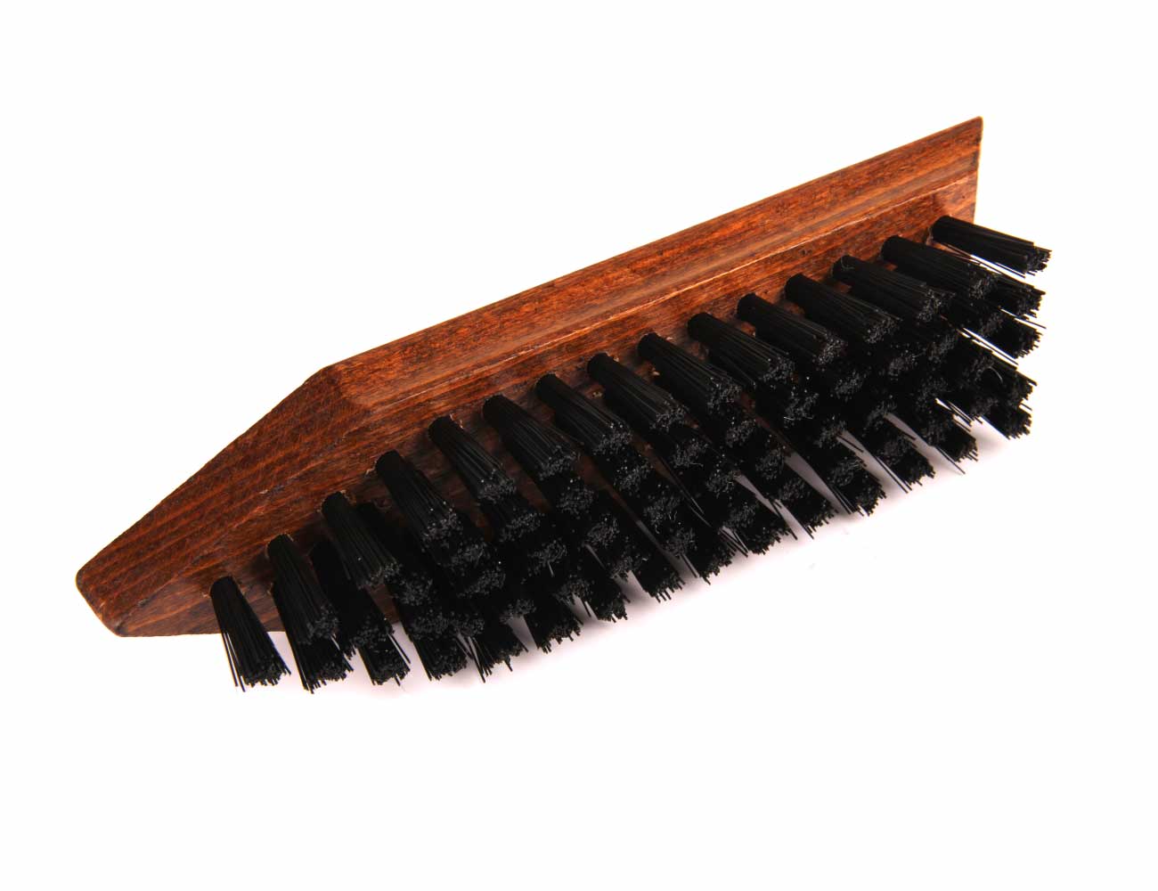 biped Schmutzbürste aus Buchenholz braun lackiert 16 cm z2450