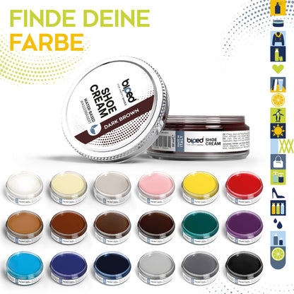 biped SHOE CREAM Lederpflege Schuhcreme 50 ml z3003