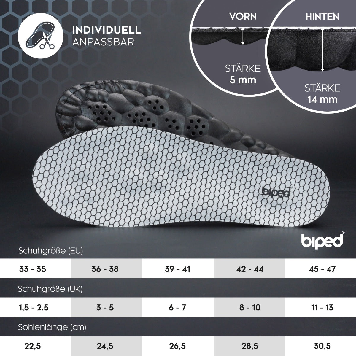 biped Cloud extra weiche Einlegesohlen z2939