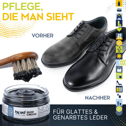 biped SHOE CREAM Lederpflege Schuhcreme 50 ml z3003