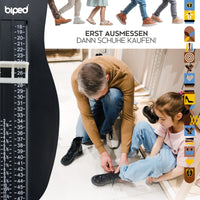 biped Fußmessgerät für Kinder und Erwachsene - Schuhgrößenmesser z2922