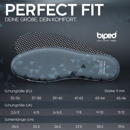 biped MEMORY TECH - Premium Memory Foam Einlegesohlen z2934