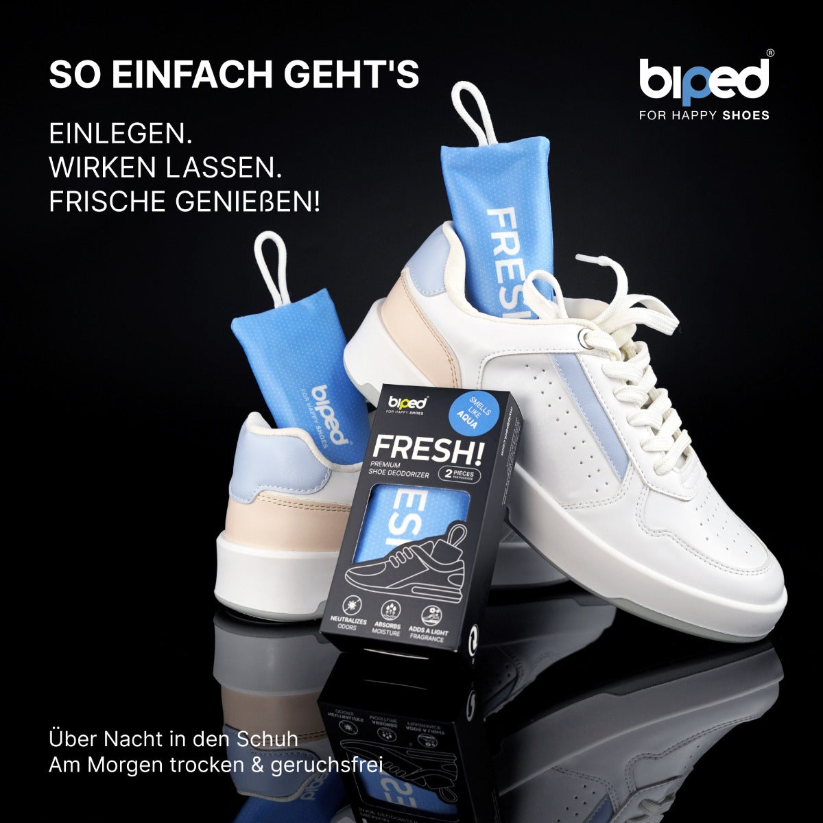 biped FRESH! premium shoe deodorizer z2925