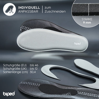 biped Memory Einlegesohlen zum Zuschneiden z2937