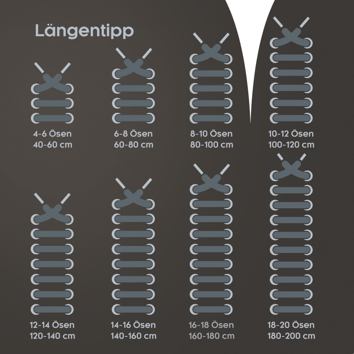 biped LACES 2 Paar runde Schnürsenkel aus Baumwolle 2mm z2900