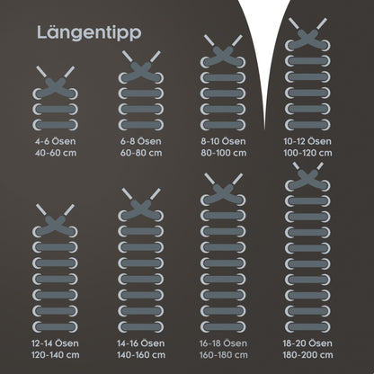 biped LACES 2 Paar runde Schnürsenkel aus Baumwolle 2mm z2900