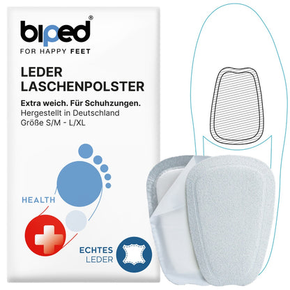 biped Laschenpolster aus Leder z1785