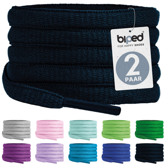 biped LACES 2 Paar Schnürsenkel aus Polyester oval 6 mm z2912