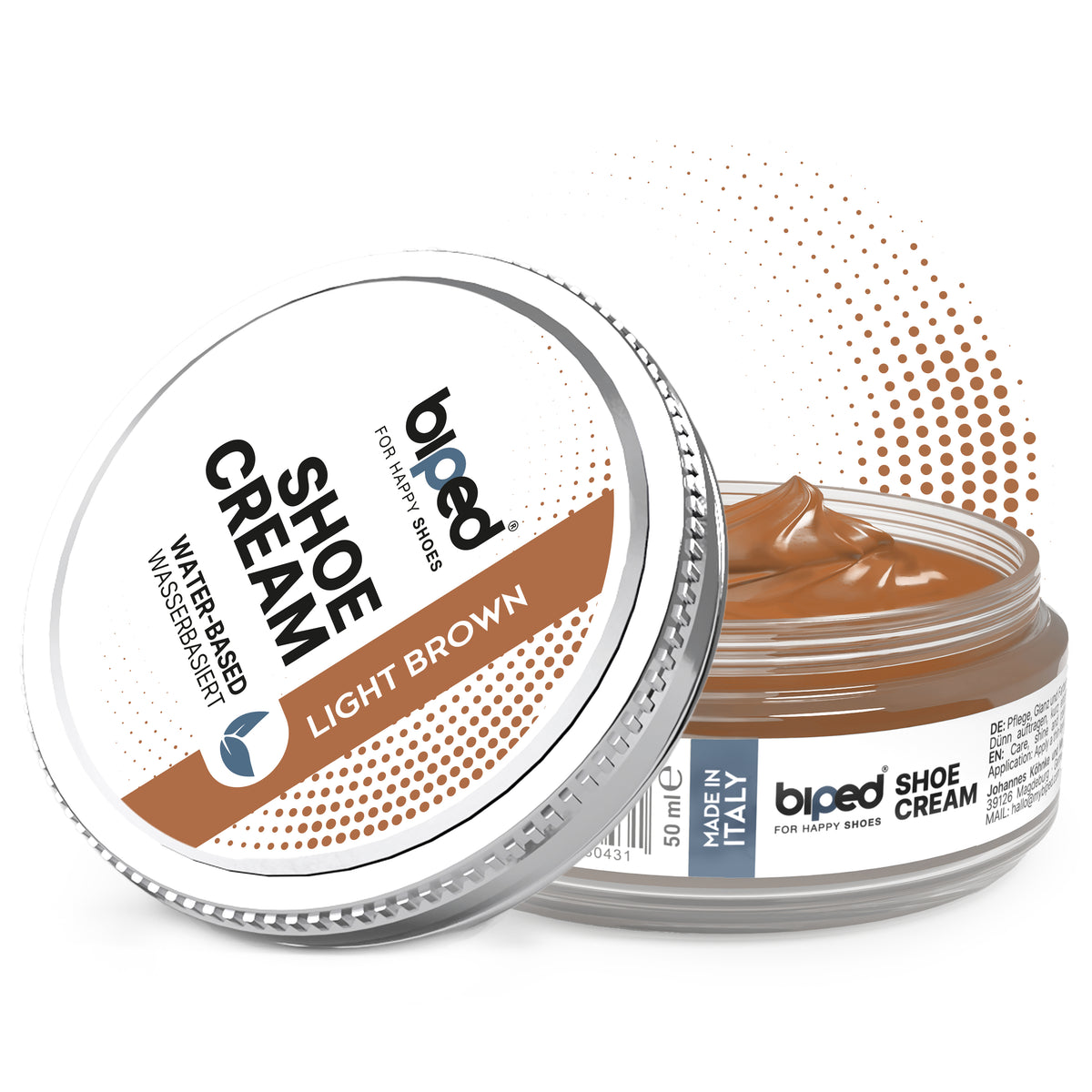 biped SHOE CREAM Lederpflege Schuhcreme 50 ml z3003