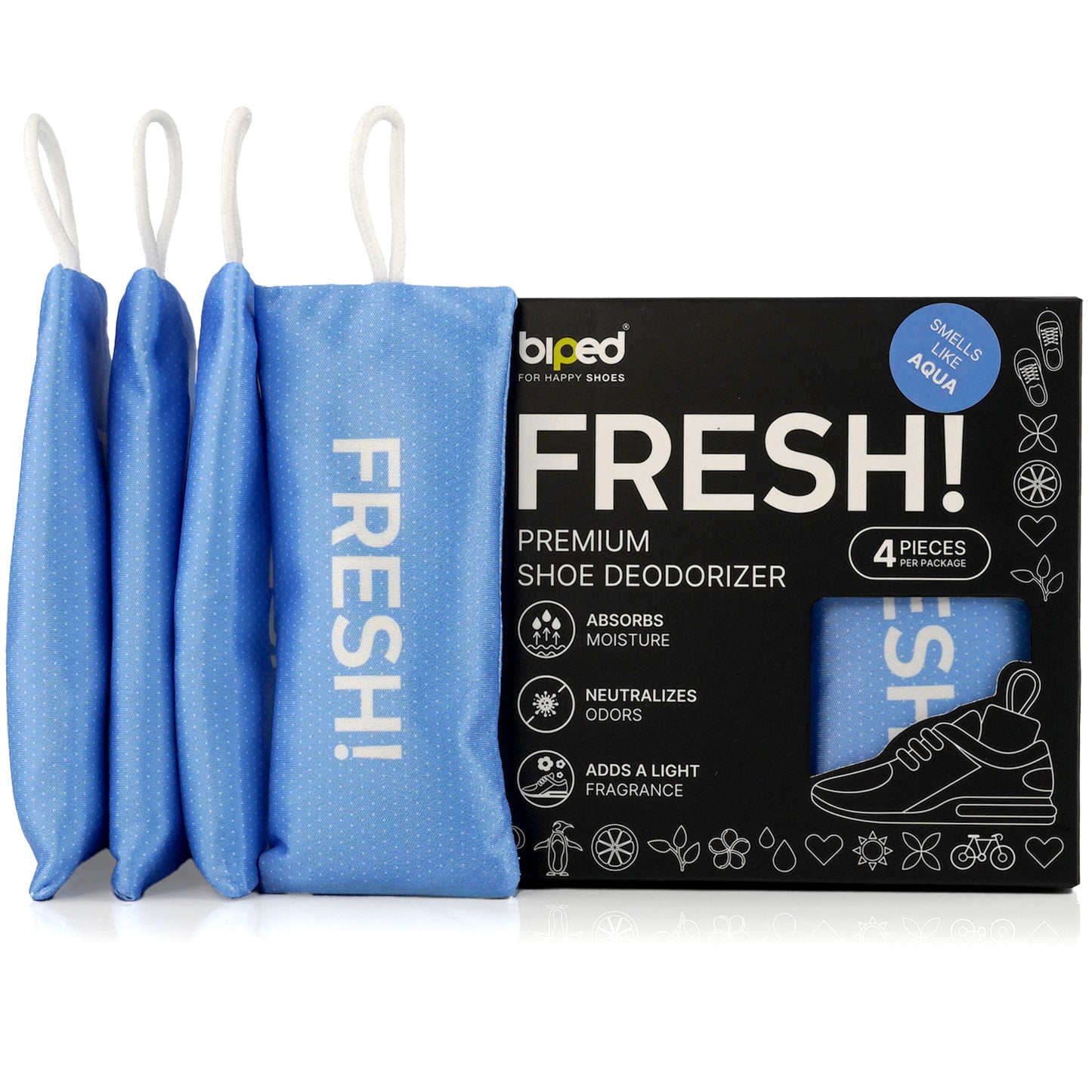 biped FRESH! premium shoe deodorizer z2925