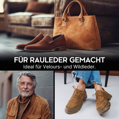 biped Veloursleder Bürste - Holz - Classic Edition z2444