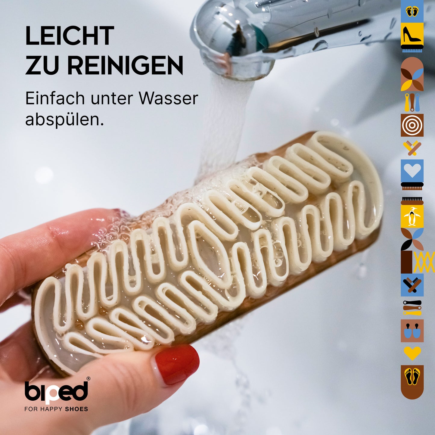 biped Nubukbürste - Holz Kreppbürste - Classic Edition z2445