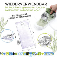 biped FRESH! Schuhkissen mit Bambus Aktivkohle z2811