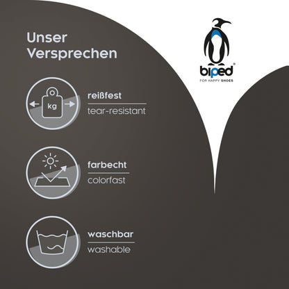 biped LACES 2 Paar runde Schnürsenkel aus Baumwolle 2mm z2900