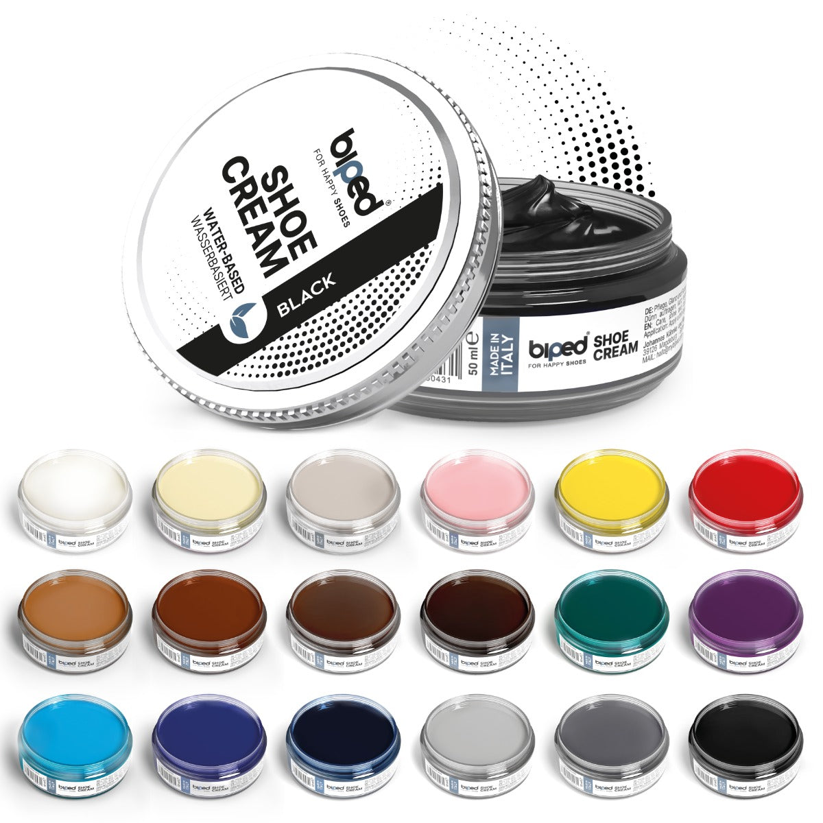 biped SHOE CREAM Lederpflege Schuhcreme 50 ml z3003