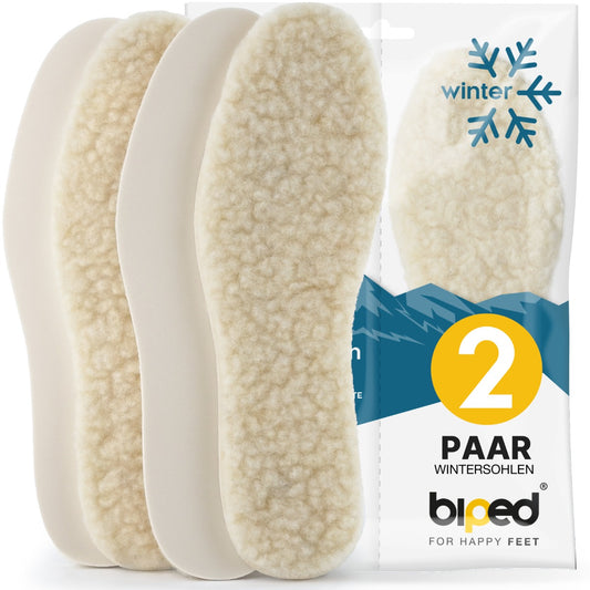 biped 2 Paar extra dicke Lammwoll Sohlen z1015
