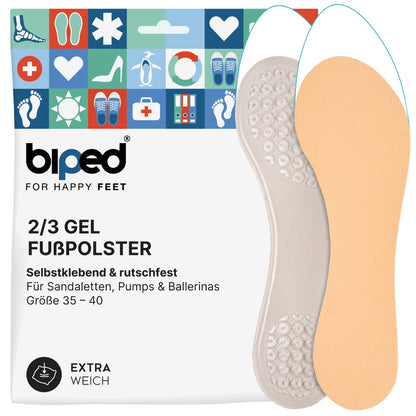 biped Gel Einlagen für Pumps und High Heels z1006