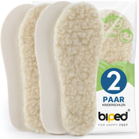 biped 2 Paar Kinder Lammwoll Einlegesohlen, extra dick z1021