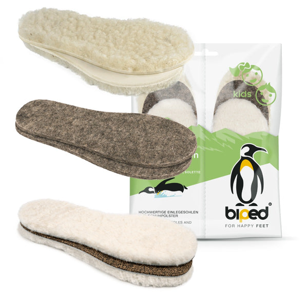 biped 3 Paar Kinder Einlegesohlen Winter Set EISBÄR z2729