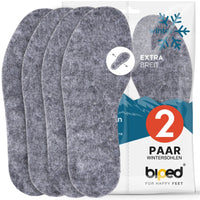 biped 2 Paar extra breite Filzsohlen z2787