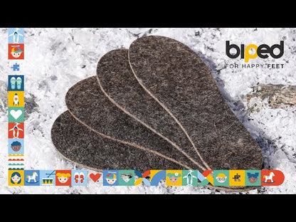 biped 2 Paar Kinder Wollfilz Einlegesohlen z2755