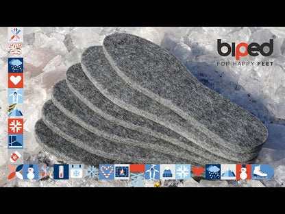 biped 3 Paar extra dicke Filzsohlen z1014