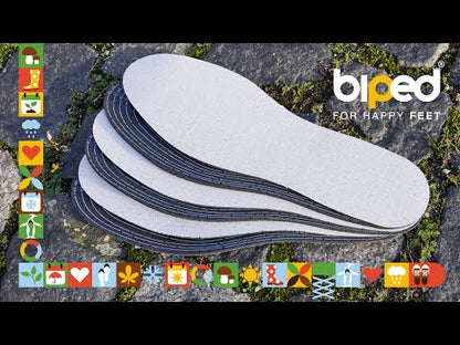 biped 3 Paar Aktivkohle Latex Einlegesohlen - zuschneidbar z2724