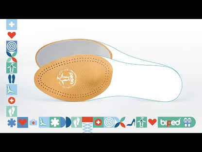 biped Leder Halbsohlen mit Pelotte - selbstklebend z1783