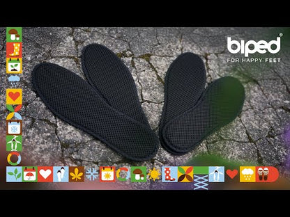 biped 2 Paar Aktivkohle Sohlen z1017