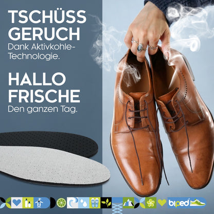 biped 4 Paar Aktivkohle Latex Einlegesohlen z2727