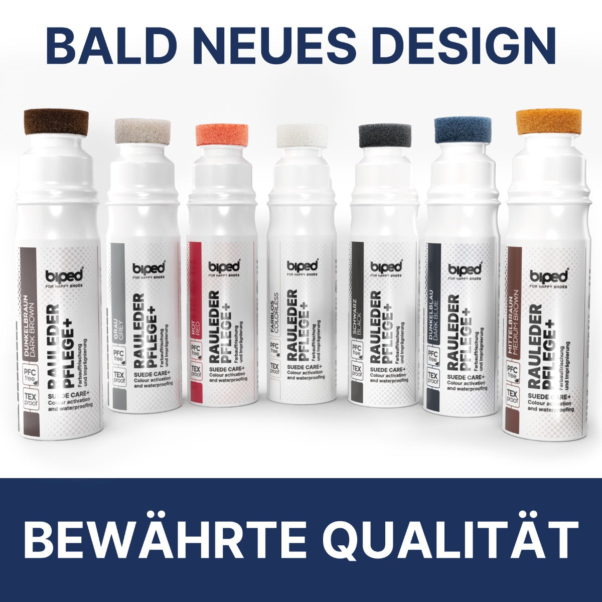 biped Rauleder Pflege zur Farbauffrischung und Imprägnierung - Velours Nubuk Pflege Stick 75 ml z2790