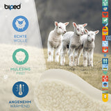 biped 2 Paar Kinder Lammwoll Einlegesohlen, extra dick z1021