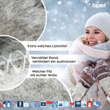 biped Premium Lammfellsohlen mit Filz Unterseite z1022