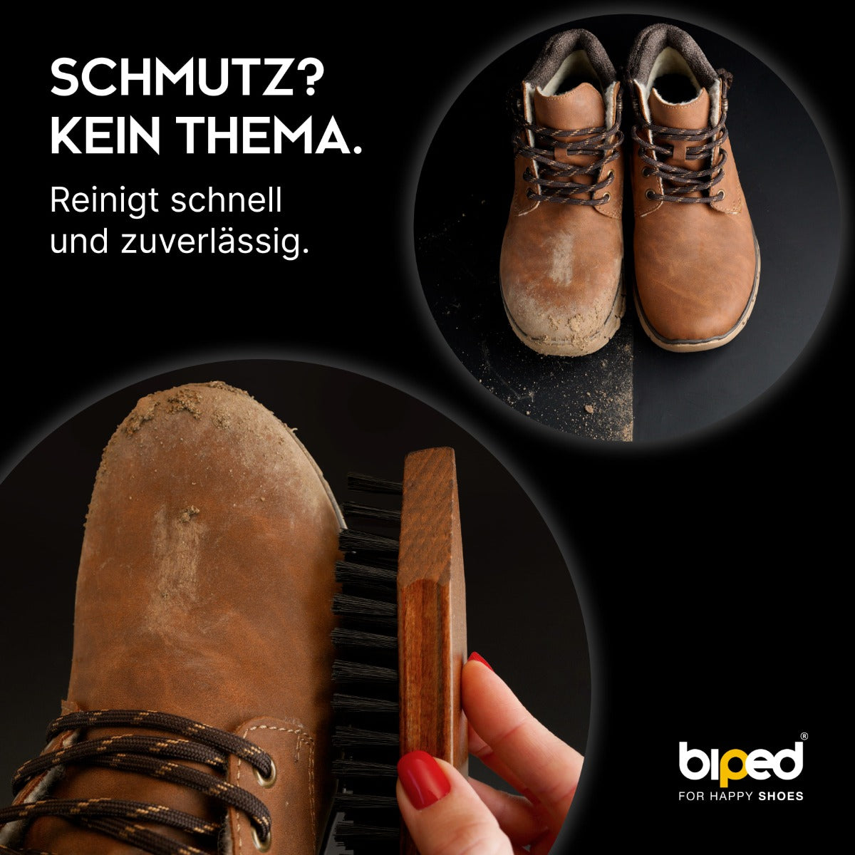 biped Reinigungsbürste für Schuhe und Sohlenprofile z2450