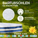 biped 2 Paar Baumwoll-Frotteesohlen mit Aktivkohle z2770