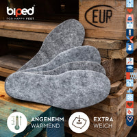 biped 2 Paar extra breite Filzsohlen z2787