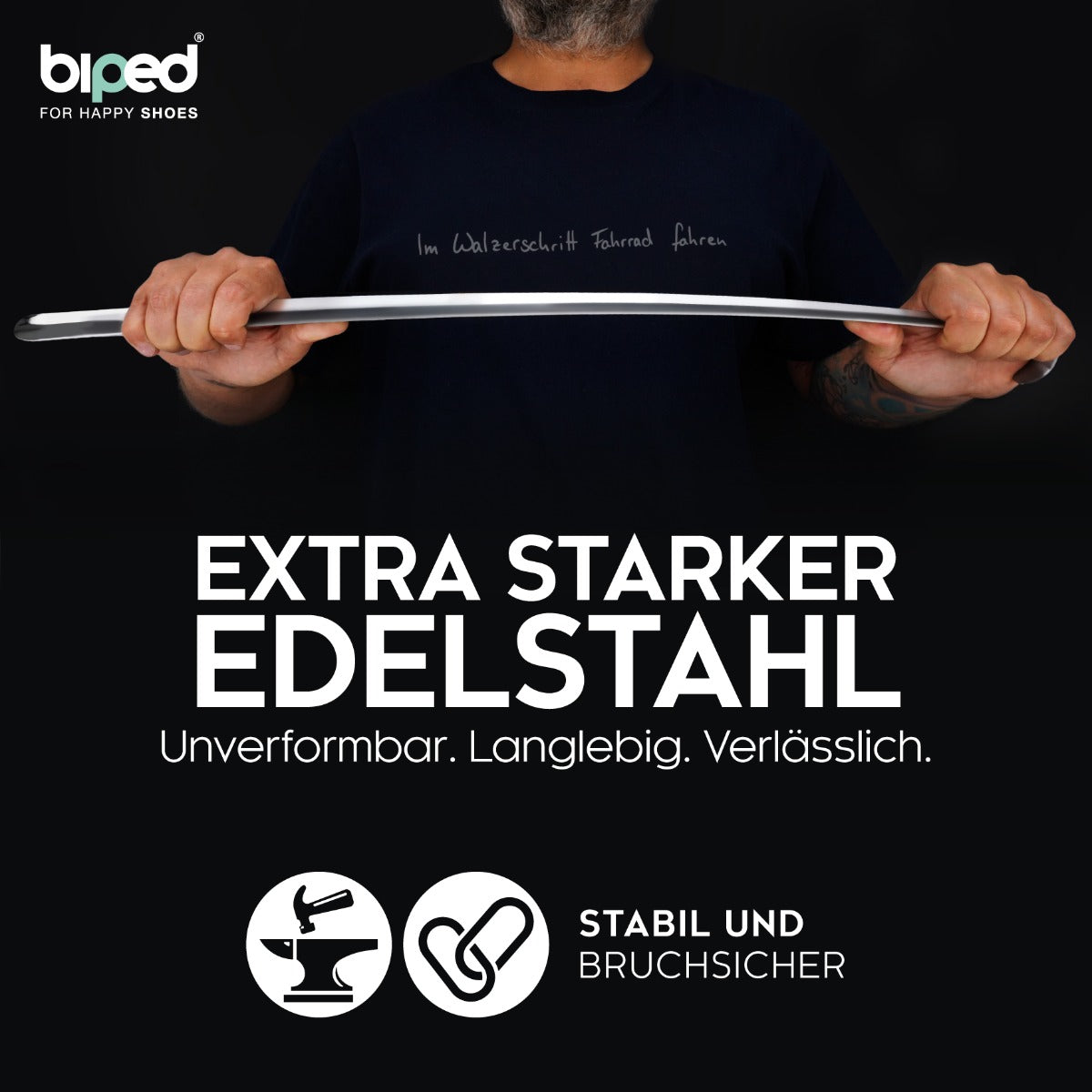 biped Metall Schuhlöffel lang 70 cm z2792